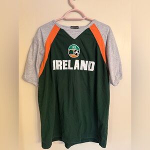 Ireland Green and Orange Raglan T-Shirt - XL
